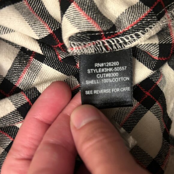 NWT Velvet Heart - Long Sleeve Button Down Dress - Soft Knit Plaid - Sz xs - Picture 4 of 8